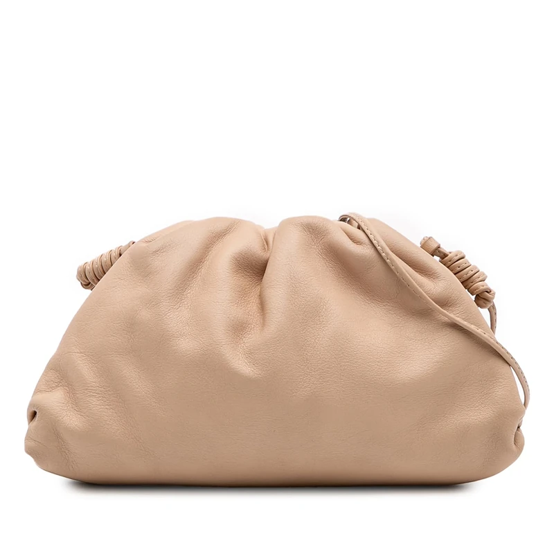 Bottega Veneta Pre-Loved Lambskin The Mini Pouch Crossbody Bag