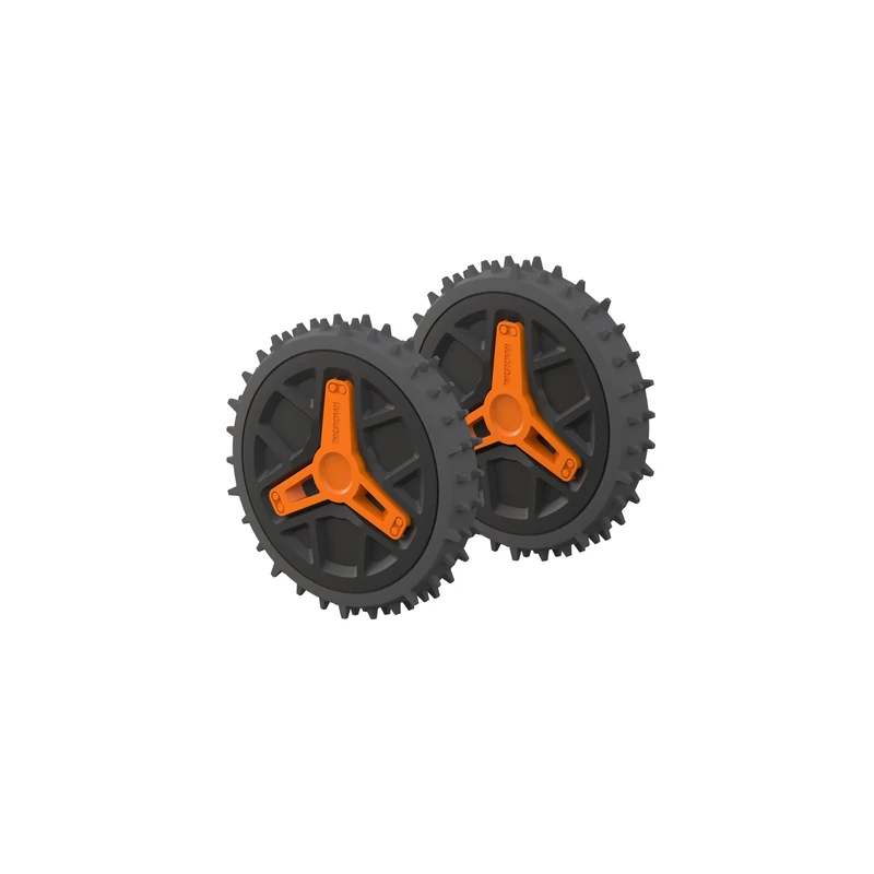 WORX All-Terrain Wheels for Vision AI RTK WA0966 Mower Robot Lawnmower Heavy Duty Grip Easy Installation Fits All L 2WD Models WR310E, WR312E, WR318E, WR330E - Image 1