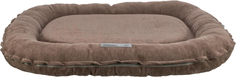 TRIXIE Dog Pillow Vital Lennox Chenille, Oval, Orthopedic Dog Bed In Brown, 130×100Cm, Comfortable Dog Bed With Viscoelastic Memory Foam - 371348