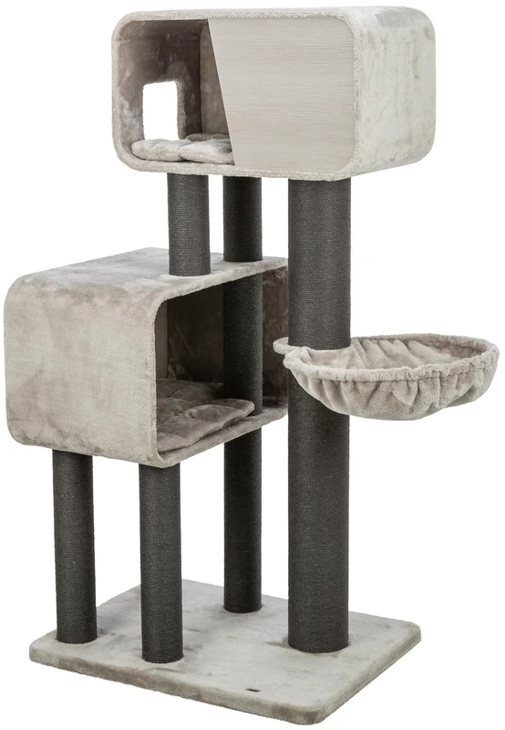 TRIXIE Cat Tree Xxl Rafael - Cat Tower For Large Cats With Plush Condo, 156 Cm, Grey, Comfortable & Stable Cat Tree - 48156