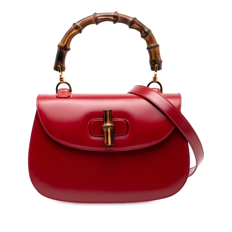 Gucci Pre-Loved Calfskin Bamboo Night
