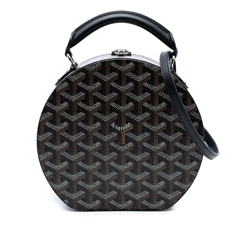 Pre-Loved Goyardine Alto Hatbox Trunk Bag - Image 1