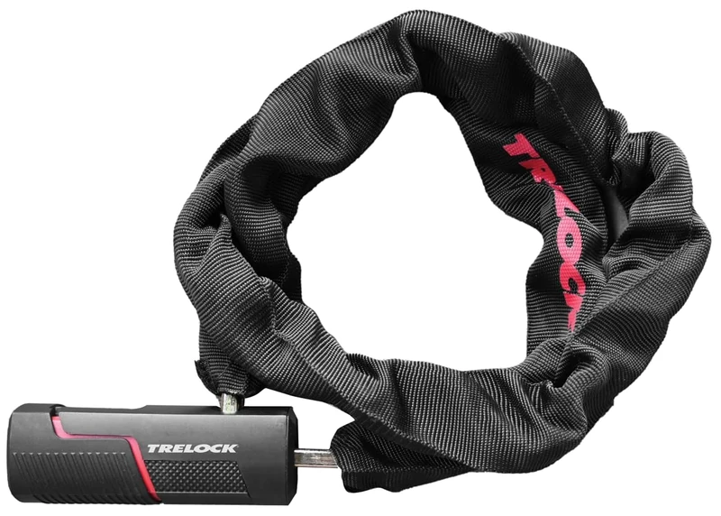 TRELOCK BC 480 Code Chain Lock - Length 170 cm - Chain Links 7.5 mm - Security Level 13 - Freely Adjustable Code