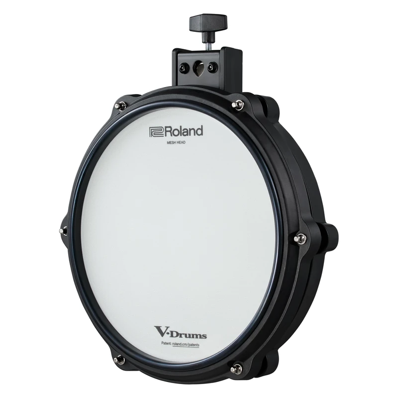 Roland PD-10H V-Pad | 10-inch Dual Zone V-Pad | Flagship-Inspired Feel & Response | Durable & Quiet | Rugged Hoop & Rubber Rim Design | Compatible with a Wide Range of Roland V-Drums - Image 1