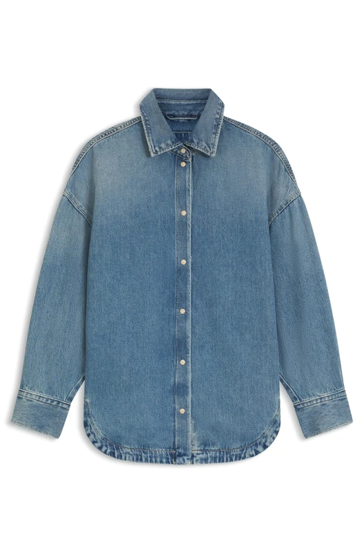 BOSS Women's C_Overshirt 4.0 10265991 01 Orange L - Image 1