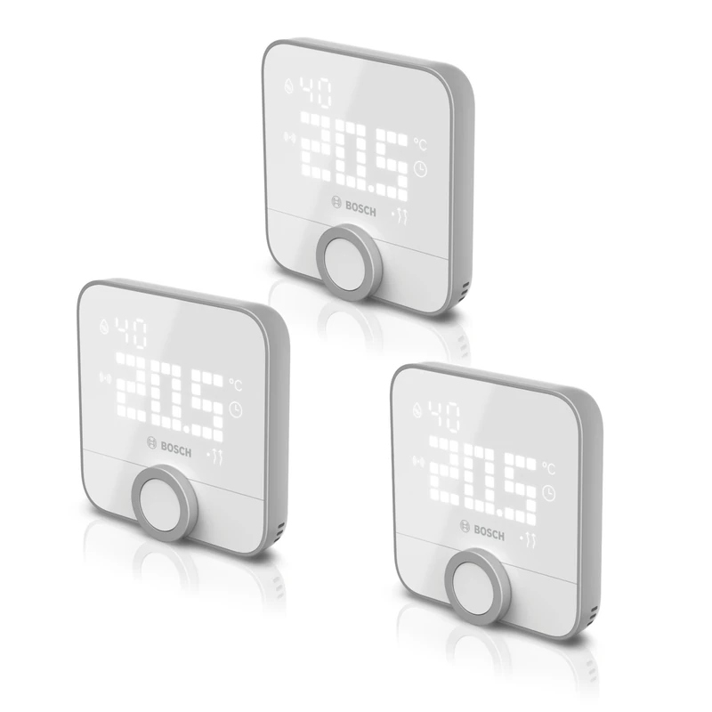 Bosch Smart Home Room Thermostat II (Set of 3) - 230V Wired
