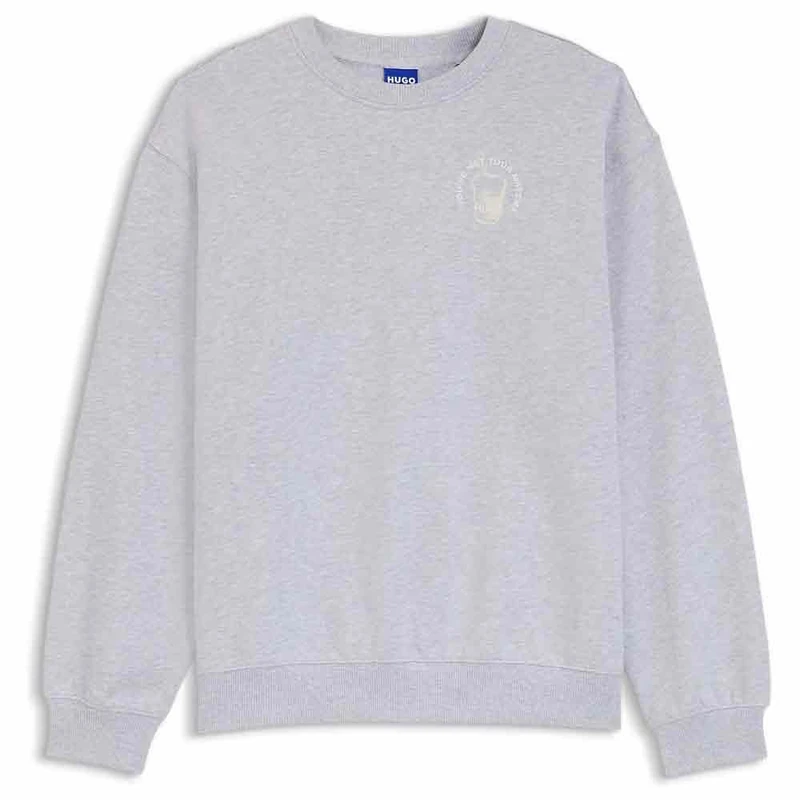 Hugo Women's Classic Crew_b_4 10280152 01 Sweatshirt, Blue, M