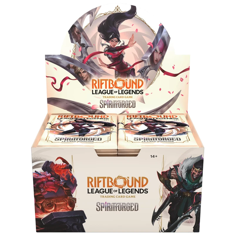 Riftbound: League of Legends TCG Spiritforged - Booster Display - 24 Booster Packs (14 Cards Ea), Deck-Building Trading Card Game, Randomly Assorted - Image 1