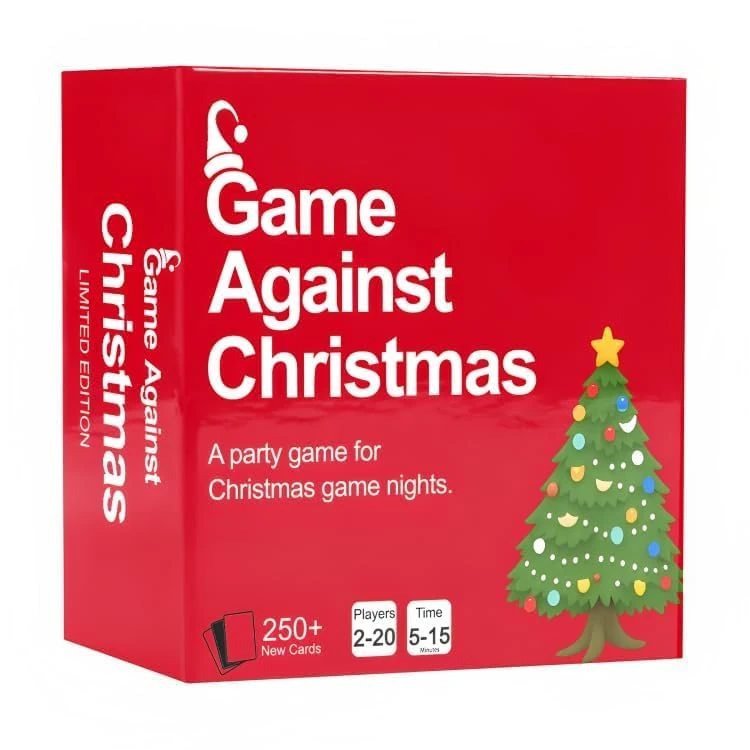 Game Against Christmas – Adult Party Card Game for Hilarious Holiday Nights, 250+ Cards, Quick to Learn, Perfect for White Elephant, Secret Santa, Office Parties & Friendsmas