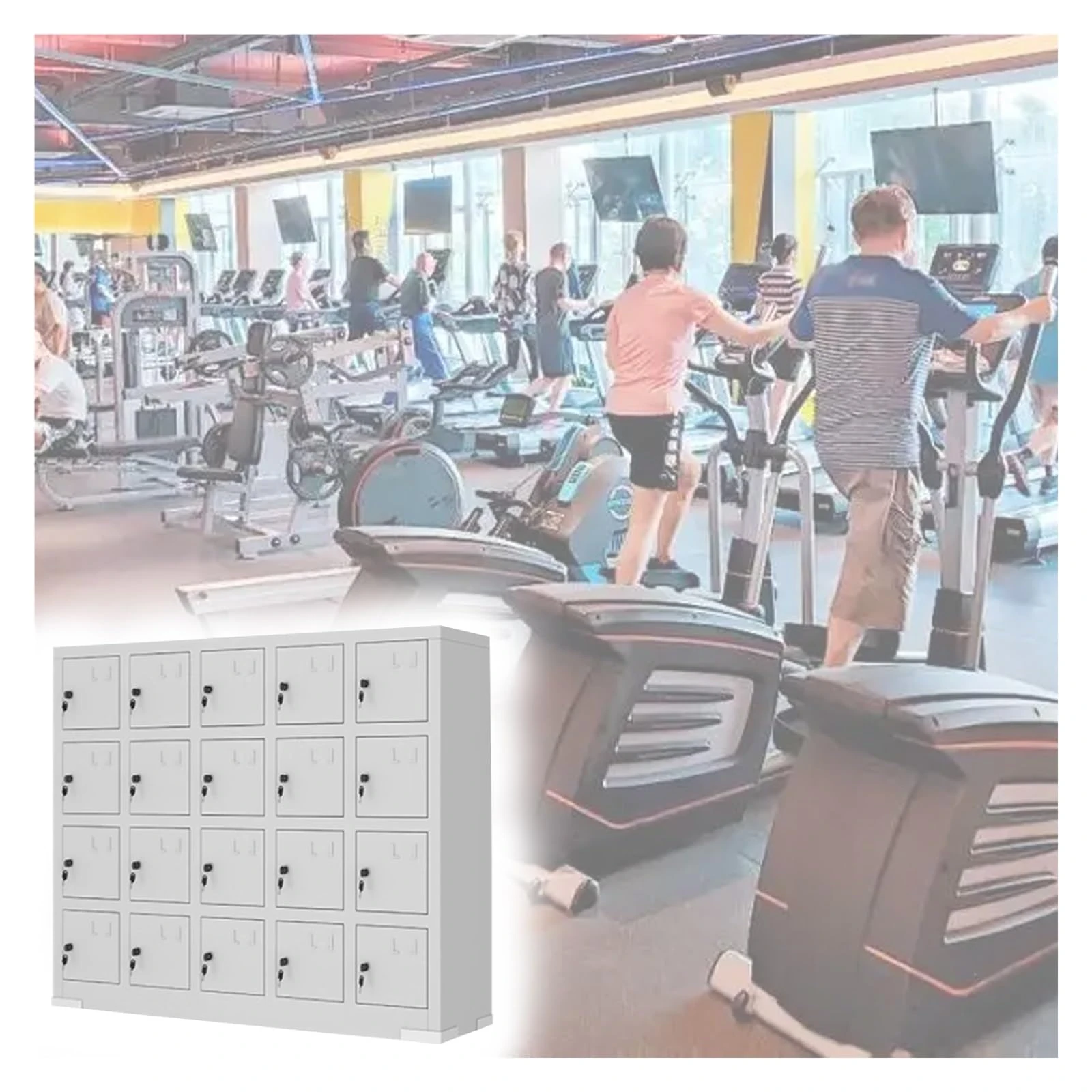 FHSLKXIM Mobile Phone Storage Locker For Hospitals,Factories & Cinemas – 2 To 6 Tier Security Cabinet With Lock & Key,Holds 6-30 Phones – Durable Nizer,Length X Height,31.5