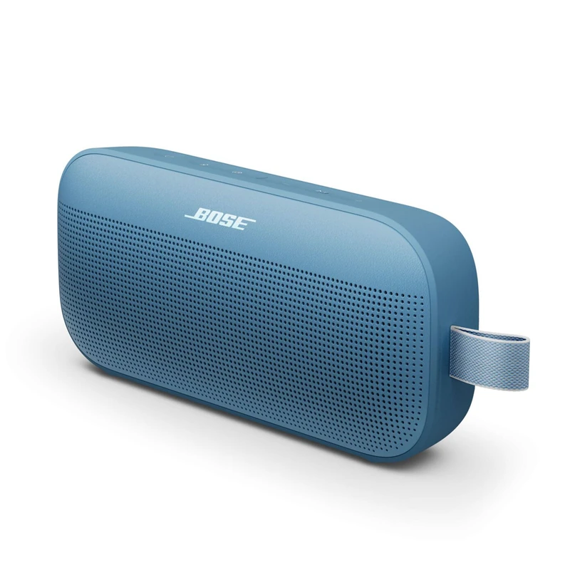 Bose SoundLink Flex SE Portable Bluetooth Speaker (2nd Gen), Small Portable Wireless Outdoor Speaker with Hi-Fi Audio, Microphone-Free, Up to 12 Hours Battery Life, Waterproof and Dustproof, Blue Dusk