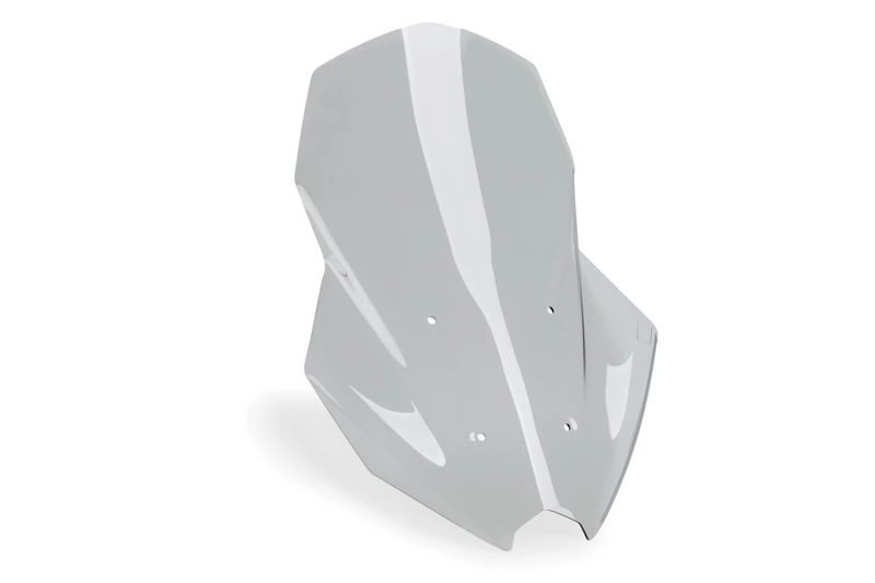 Puig 22407H V-Tech Line Touring Screen with advanced aerodynamic design, rounded safety profile, UV protection, and large surface for maximum coverage and riding comfort, Light Smoke