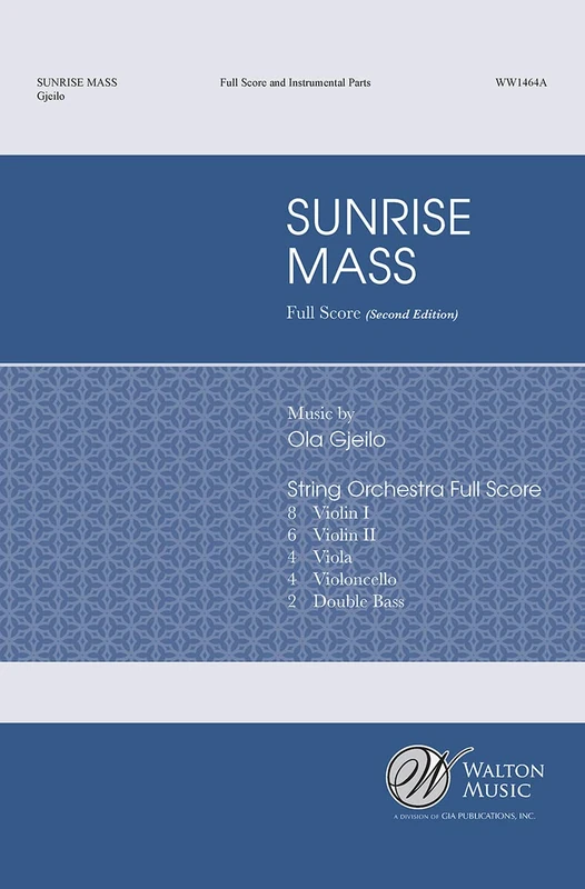 Walton Music Sunrise Mass Mixed Choir and Ensemble Set