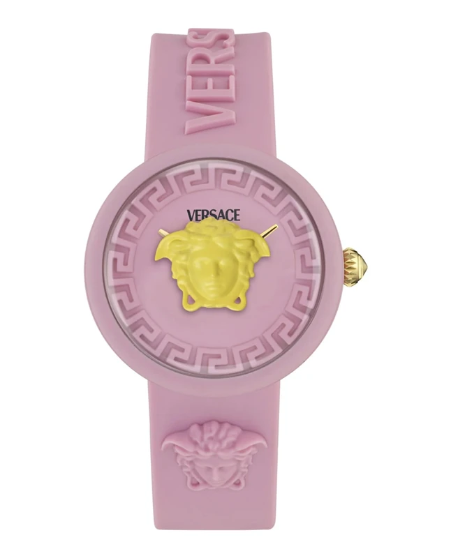 Versace Boy's Analogue Swiss Quartz Watch with Silicone Strap VE9200325