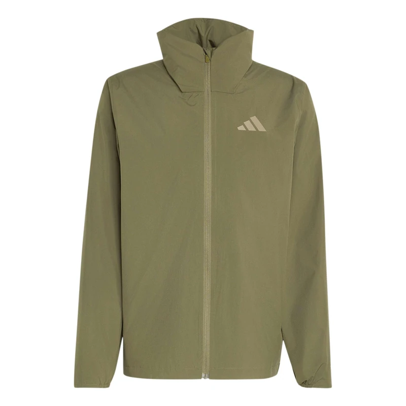 adidas Men's Terrex Multi Essentials 2 Layer Rain Coat, olive strata, 3XL
