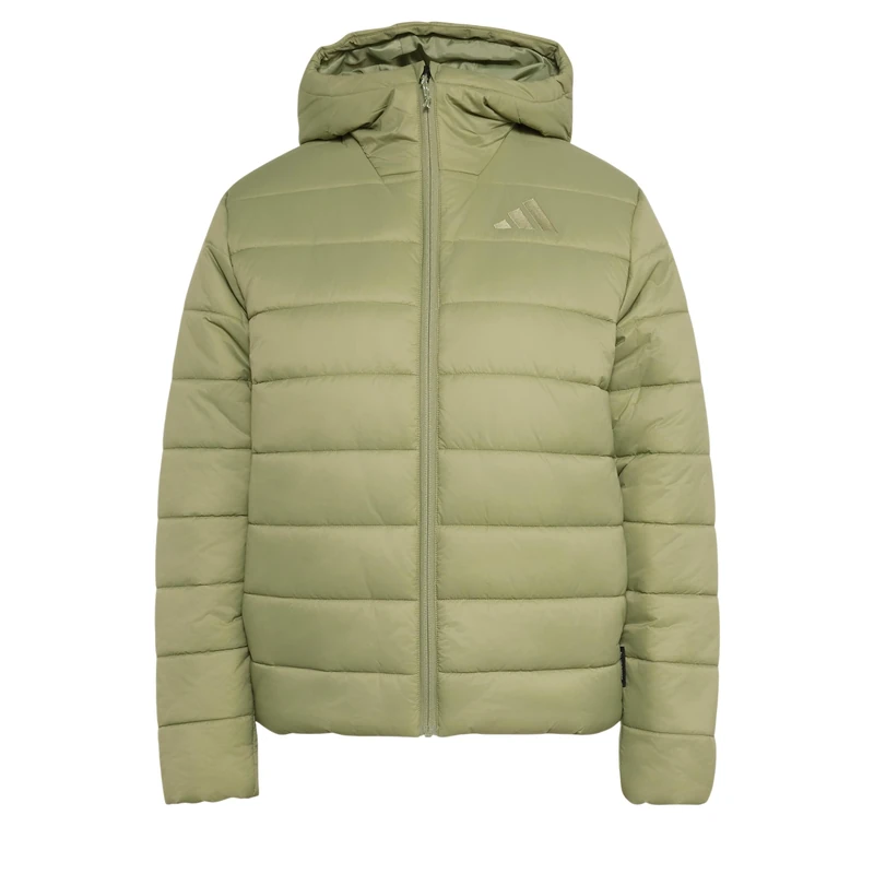 adidas Women's Terrex Multi Essentials Climawarm Insulated Hooded Coat, tent green, S