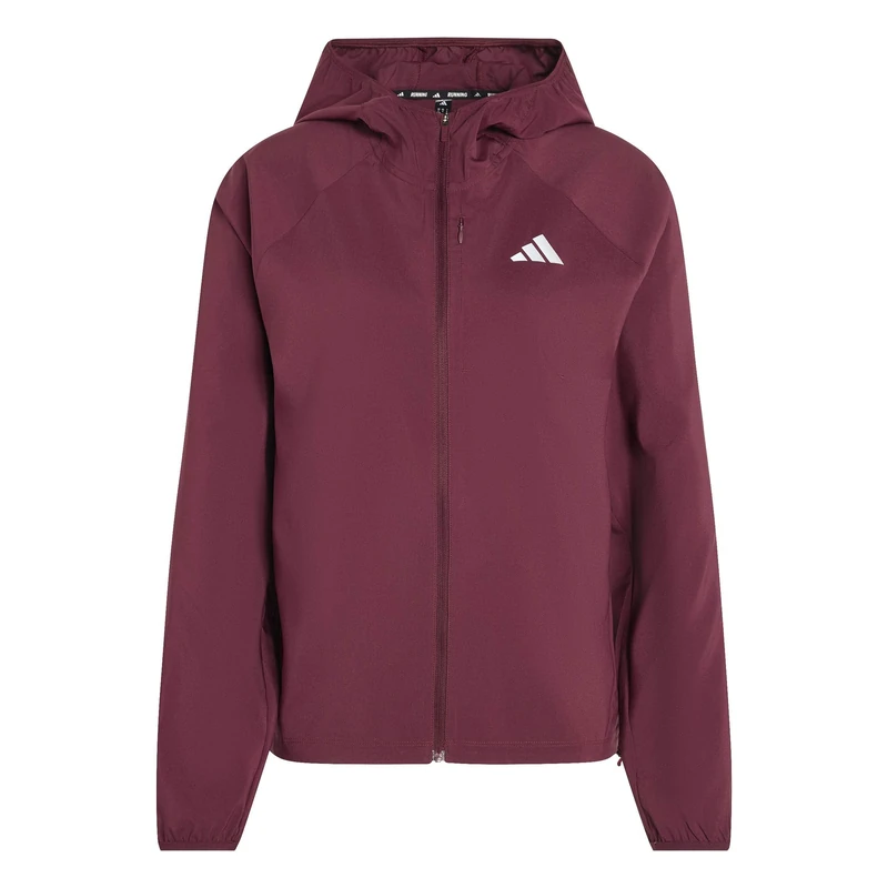 adidas Women's Adi365 Running Essentials Coat, maroon, XXL