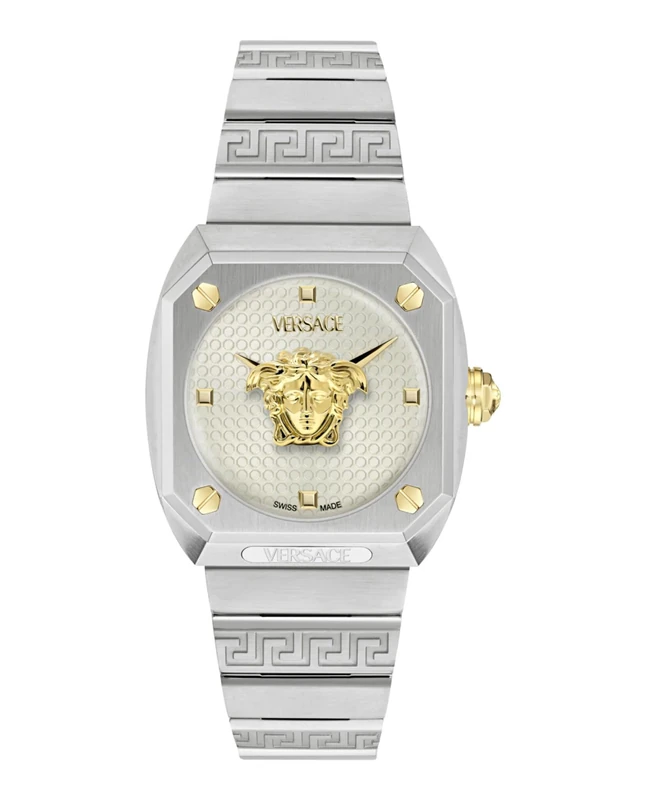 Versace Women's Analogue Swiss Quartz Watch with Stainless Steel Strap VE0R00325