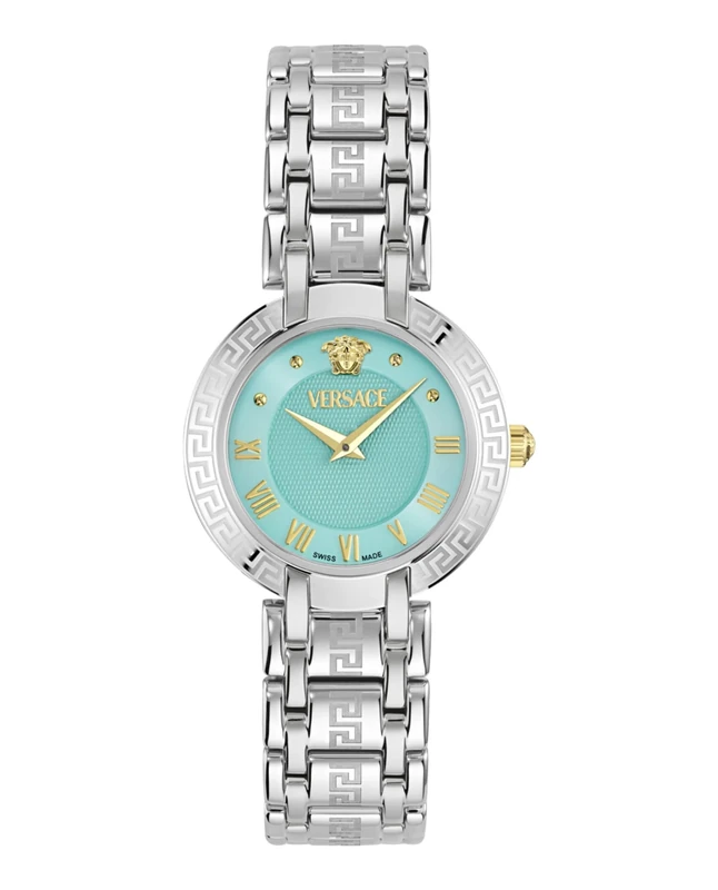 Versace Women's Analogue Swiss Quartz Watch with Stainless Steel Strap VE0P00325