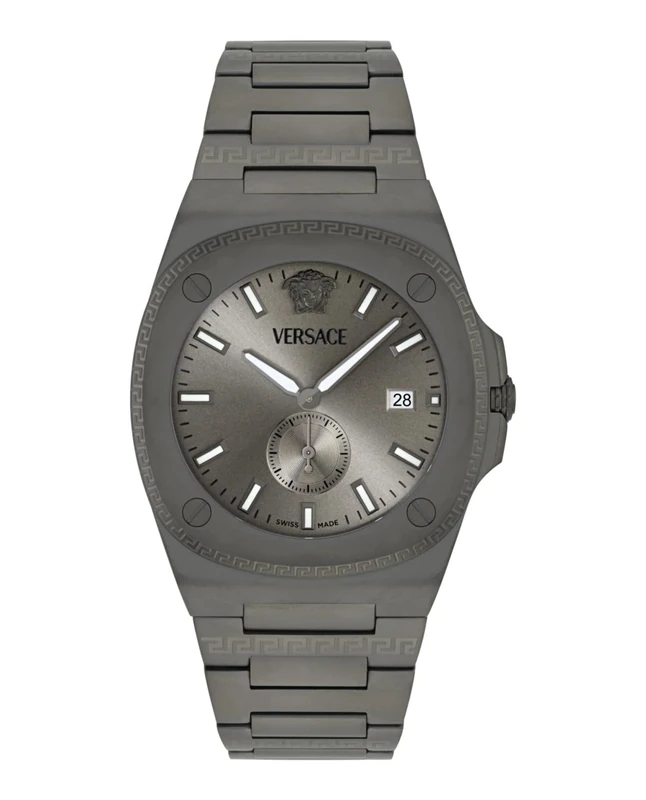 Versace Men's Analogue Swiss Quartz Watch with Stainless Steel Strap VE0V00625