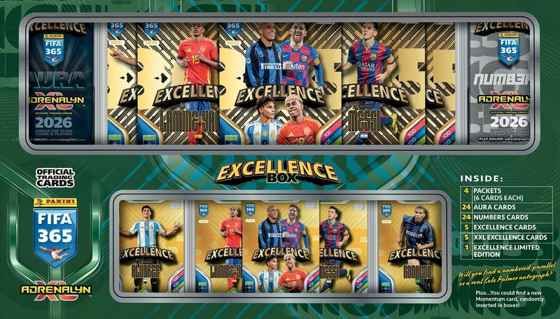 Panini FIFA 365 2026 Trading Cards Game Excellence Set