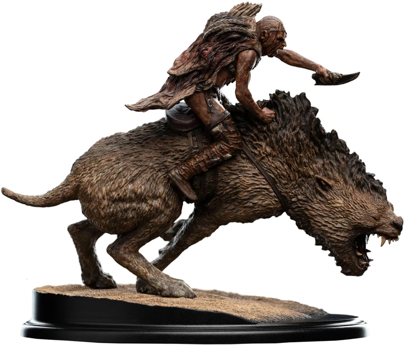 Weta Workshop Lord of The Rings Mini Statue Sharkû on Warg 18 cm