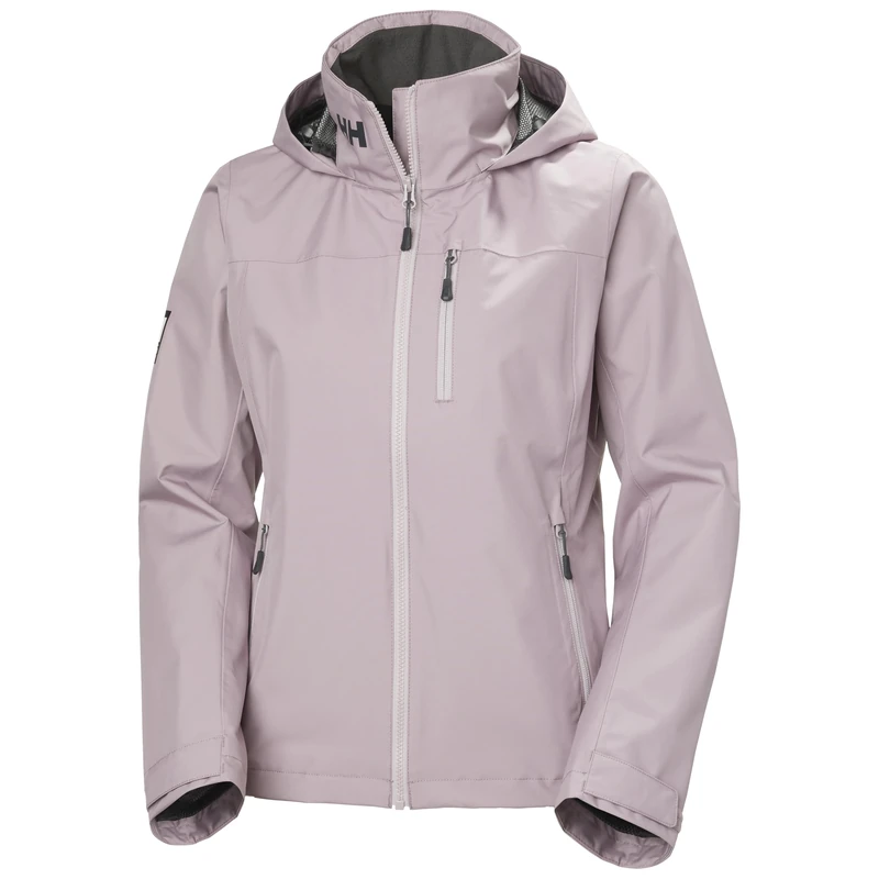 Helly Hansen Women's W Crew Hooded Jacket 2.0, Purple Clay, L