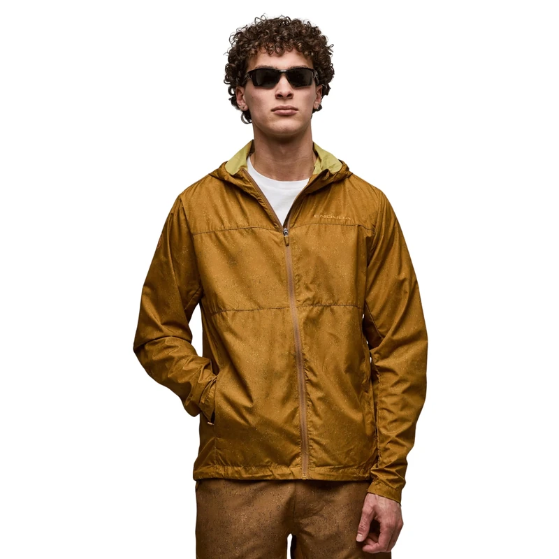 Endura Core Windproof Shell Jacket Perfect On The Trail Or The City Streets Jacket, Trail Bronze, L