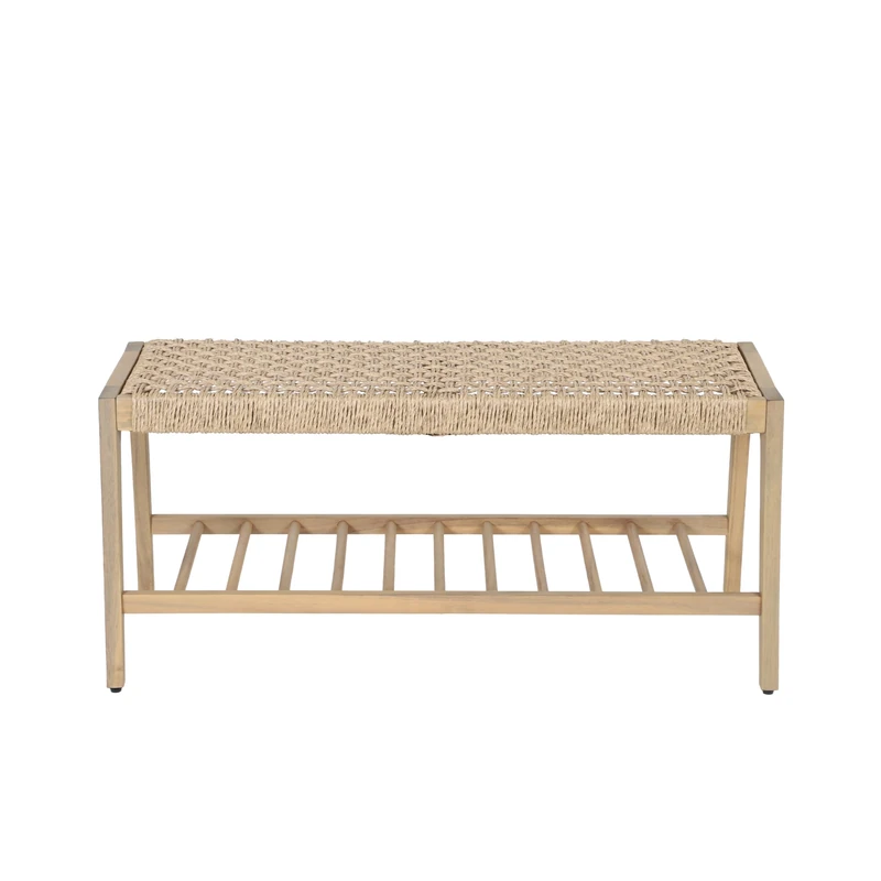 BAÏTA HUKA wicker bench