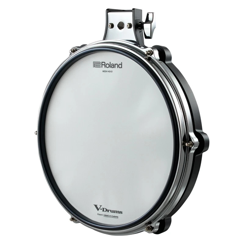 Roland PD-12P V-Pad | 12-inch Premium V-Pad | Next-Generation Feel & Enhanced Playability | Triple Piezo Sensor | Hard Rubber Rim & Revised Hoop Design | Compatible with a Wide Range of Roland V-Drums