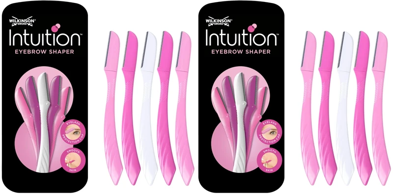 Wilkinson Sword Intuition Eyebrow Shaper - 10 Dermaplaning Razors
