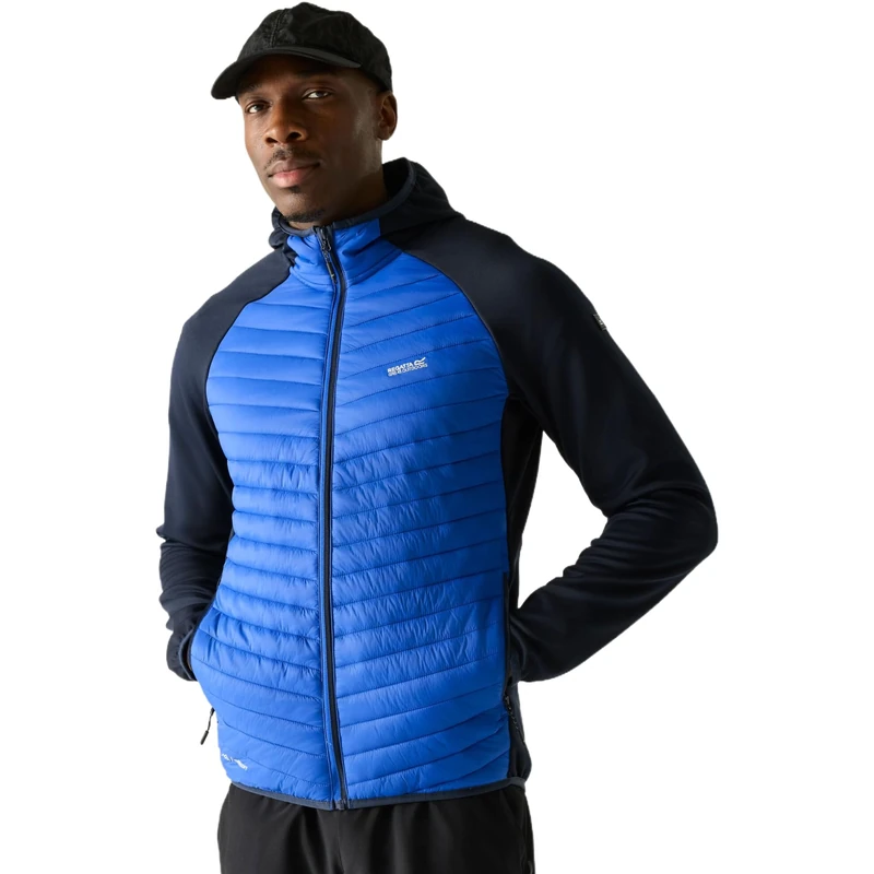 Regatta Mens Andreson Hybrid Quilted Jacket Water Repellent Insulated Walking Coat