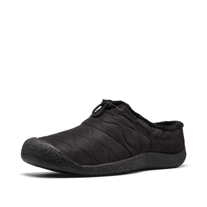 KEEN Men's Howser 3 Slide Slippers, Black Quilted, 6.5
