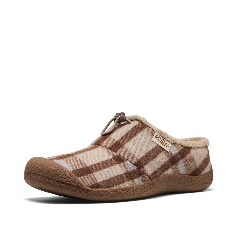 KEEN Men's Howser 3 Slide Slippers, Frontier Flannel Brindle, 14