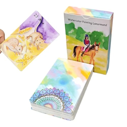Protoence Cards for Beginners,Classic Entertainment Toy,Paper Watercolor Card Games for Teens | for Men Boys Girls Youth Teens Wife Husband Son Daughter