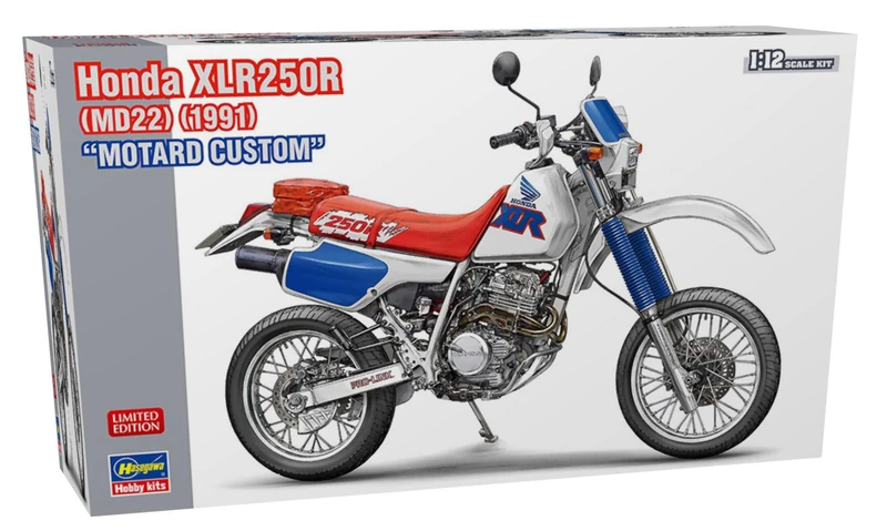 Hasegawa 621779-1/12 Honda Xlr250R 1991-1:12 Scale