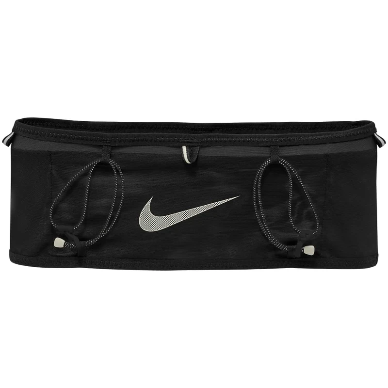 Nike Run Belt Running Belt for Smartphone, Keys, Jogging, Training, Fitness, Running Accessories, Black/Sail/Sail, S