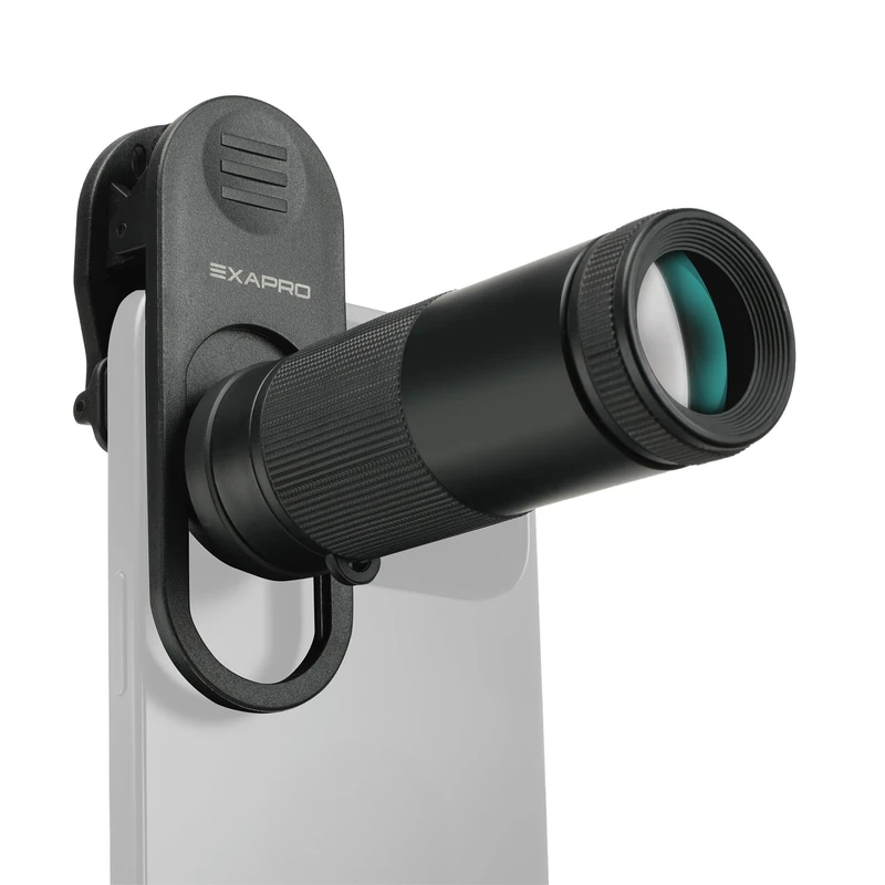 EXAPRO Clip Lens 8X Telephoto, usable as a monocular, for iPhone, Samsung Galaxy, Google Pixel, Android, EXP-CL820T
