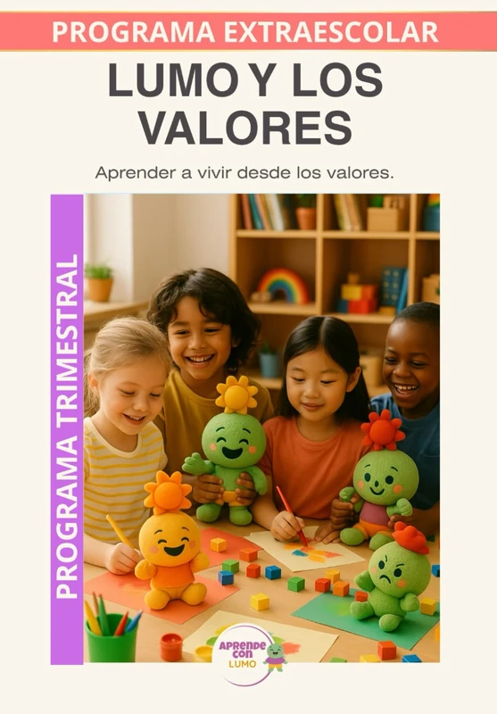 Aprende valores con Lumo: Educar en el respeto, la gratitud y la empatía a través de historias y actividades. (Programas Extraescolares Aprende con Lumo) - Image 1