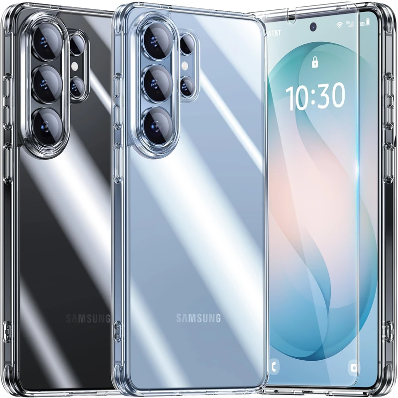 UniqueMe Case for Samsung Galaxy S26 Ultra - Mobile Phone Case for Samsung Galaxy S26 Ultra Case, All-Round Protection Case Set, Protective Cover, 1 Mobile Phone Case & 2 Screen Protectors
