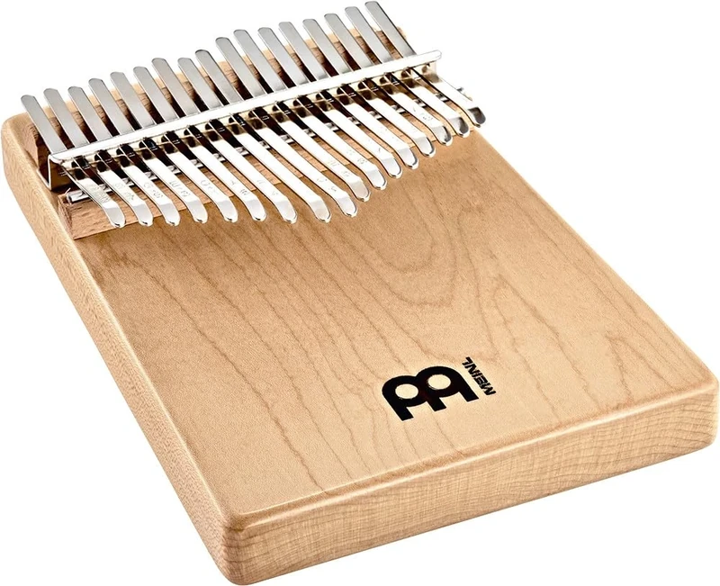 Sonic Energy Solid Body Kalimba – 17 notes in C Major – For Meditation, Yoga, Percussion – Maple Wood – Including Accessories (1B-KL1704S)