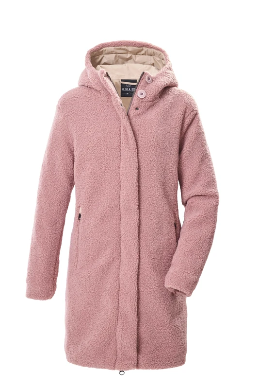 G.I.G.A. DX GW 95 WMN PRK 43922-000 Women's Functional Windlocker Sherpa Parka with Hood Pink 38