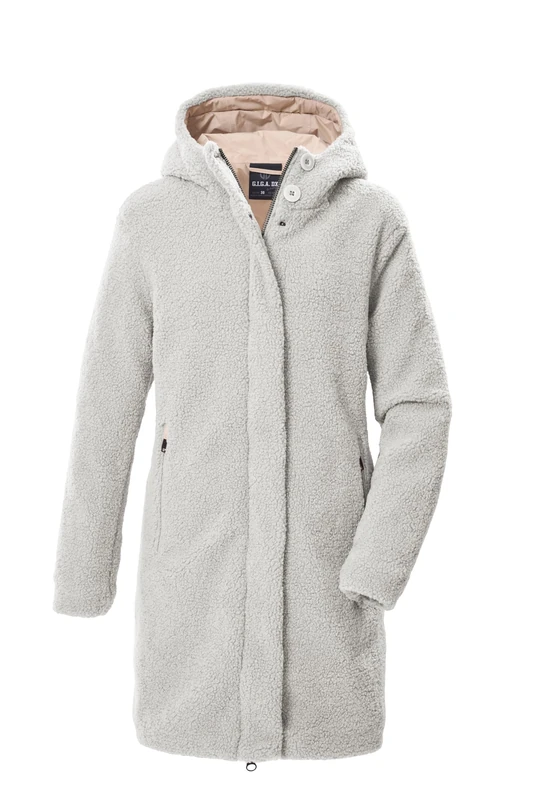 G.I.G.A. DX GW 95 WMN PRK 43922-000 Women's Functional Windlocker Sherpa Parka with Hood Off-White 46