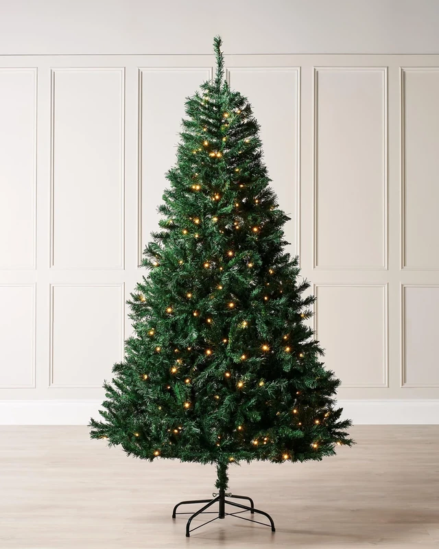 Pre-Lit Mixed Pine Christmas Tree, 8 ft