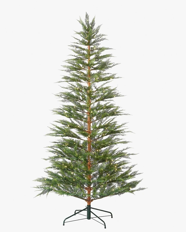 Pre-Lit Cypress Fir Christmas Tree, 6.5 ft