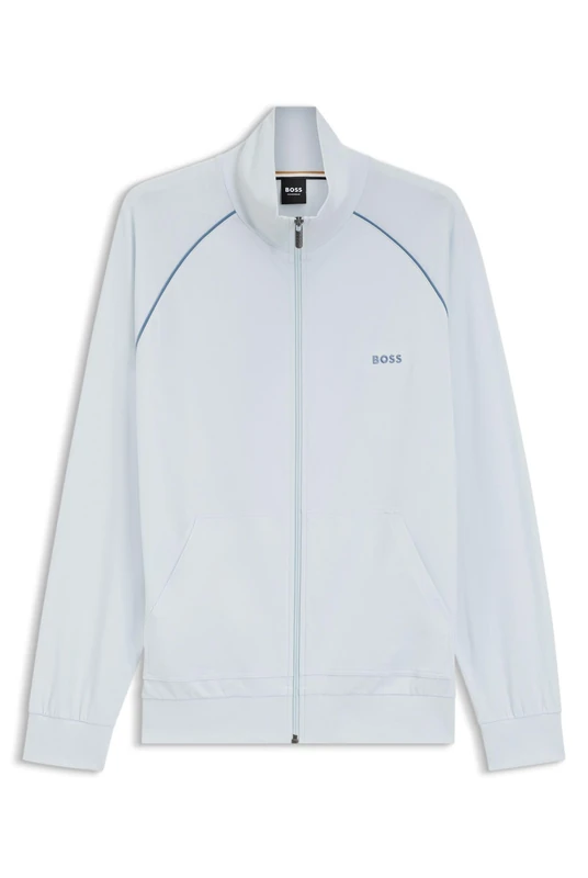 BOSS Men's Loungewear Jacket, 499open blue, 4XL