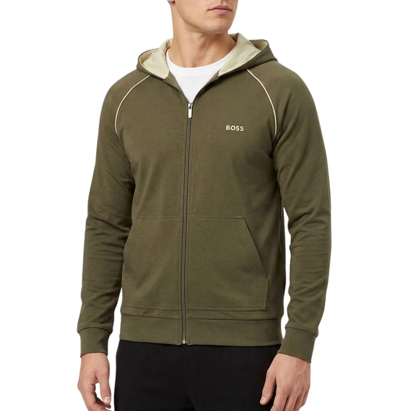BOSS Men's Mix&Match Jacket H 10259900 01 Loungewear, 348open Green, L