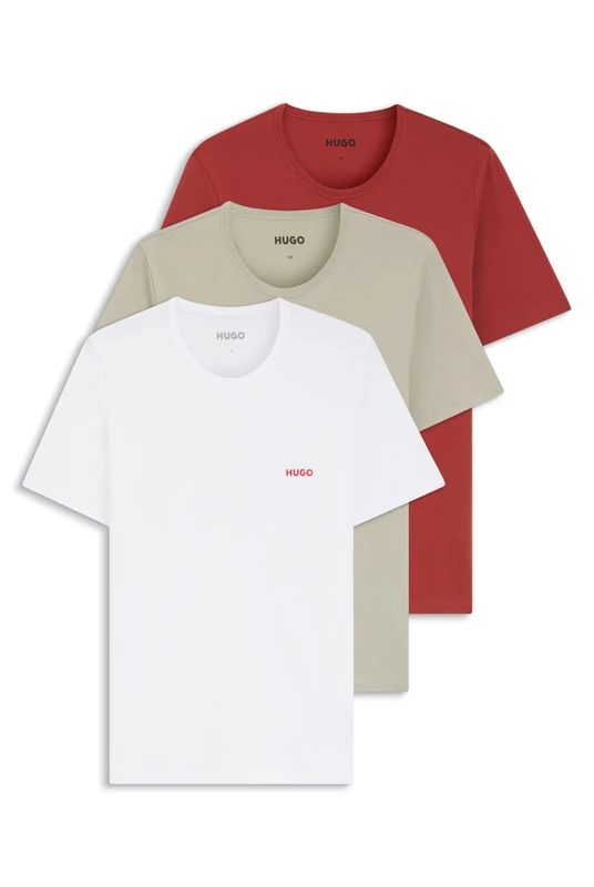 Hugo Men's T-Shirt Rn Triplet P 10268102 Underwear, 972open Miscellaneous, XL - Image 1
