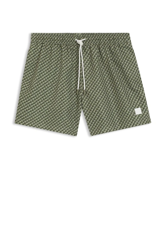 BOSS Men's Vibe 10261220 01 Swim_Short, 254 Dark Beige, M