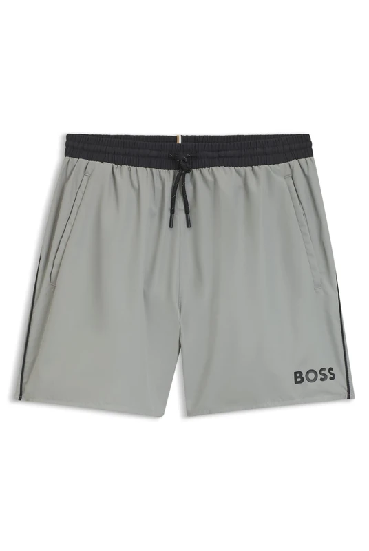 BOSS Swim Shorts with Contrast Details